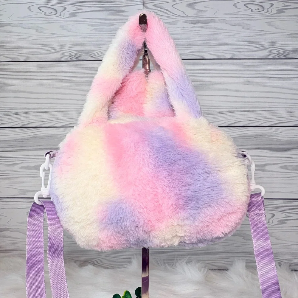 Pastel Labubu‎ Plush Crossbody Bag